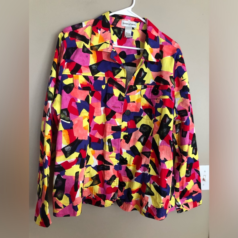 DRAPERS & DAMONS Colorful JELLY BEAN Jacket  Size XL